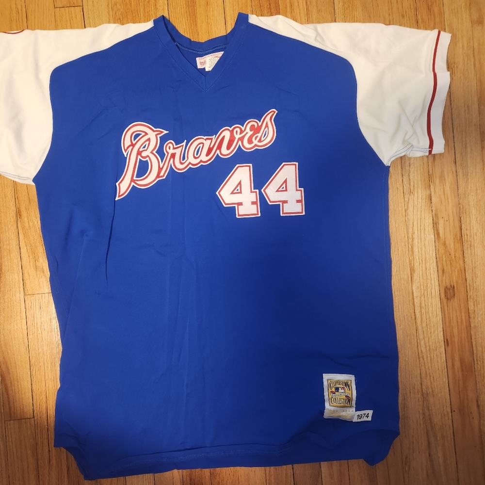 MItchell & Ness Cooperstown Collection Atlanta Braves 1974 Jersey